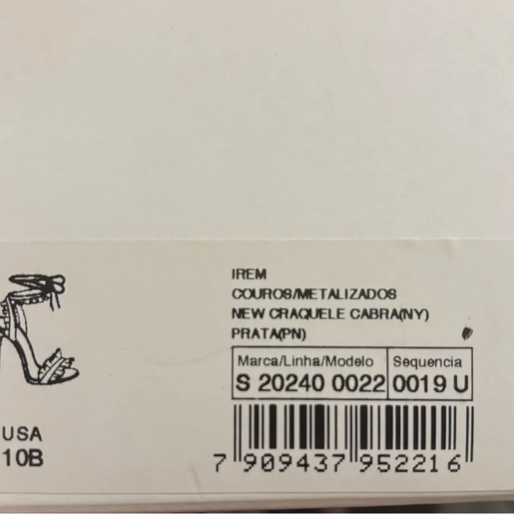 SCHUTZ Silver Glamorous Sandals - Picture 9 of 10